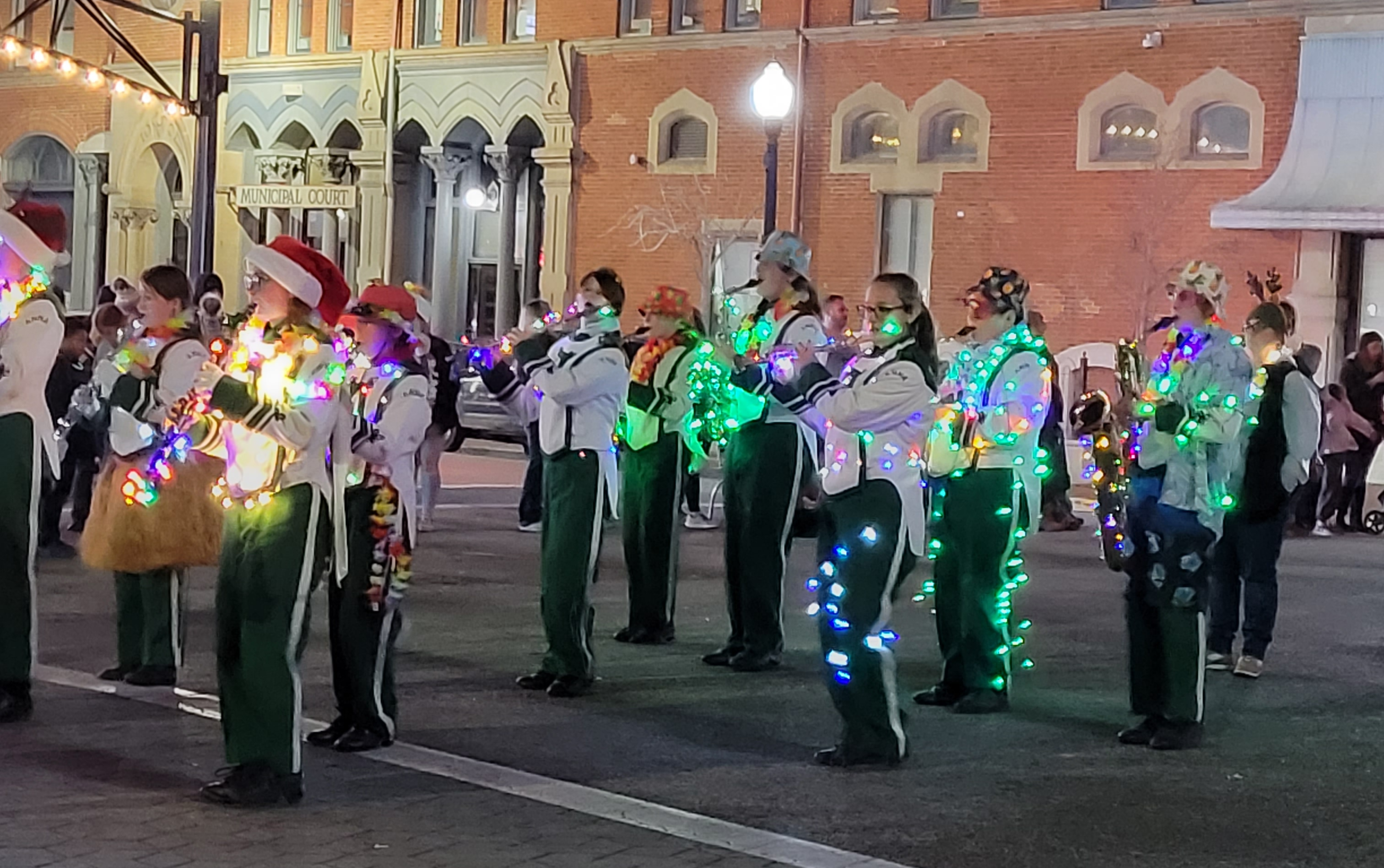 image of Anna Band in holiday parade