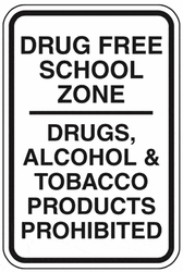 drug free school zone banner