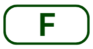 Letter F icon