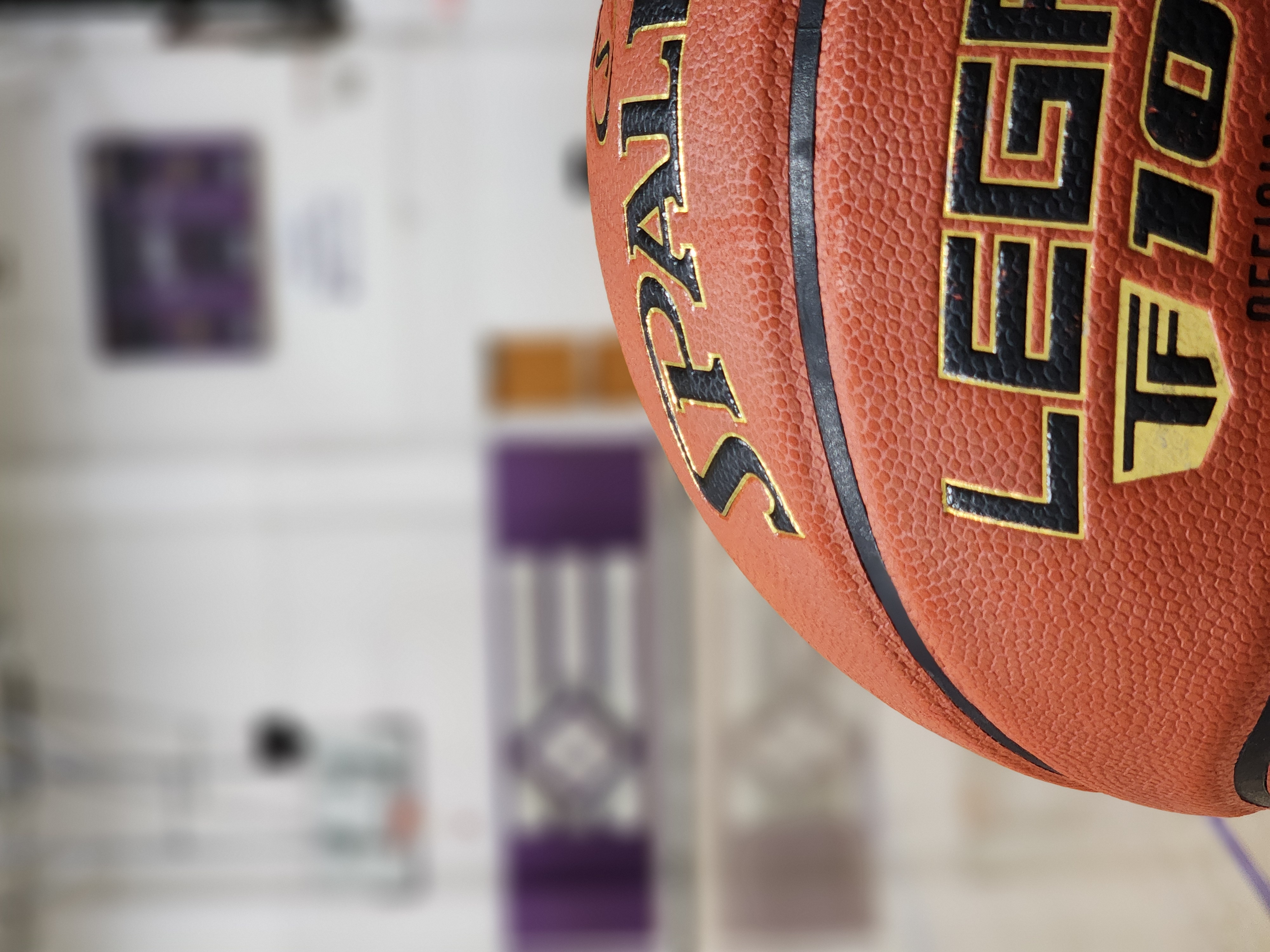 Basketball in a gym