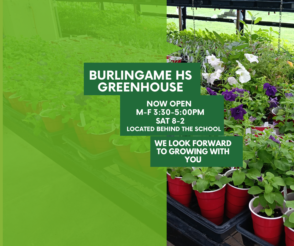 BHS greenhouse opening