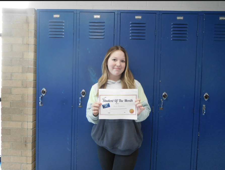 January 8th Grade Student of the Month