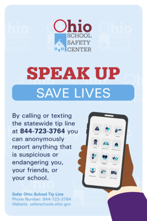 speak up saves lives poster