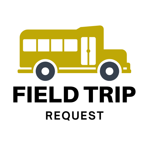 Icon of a bus and the lettering: Field Trip Request