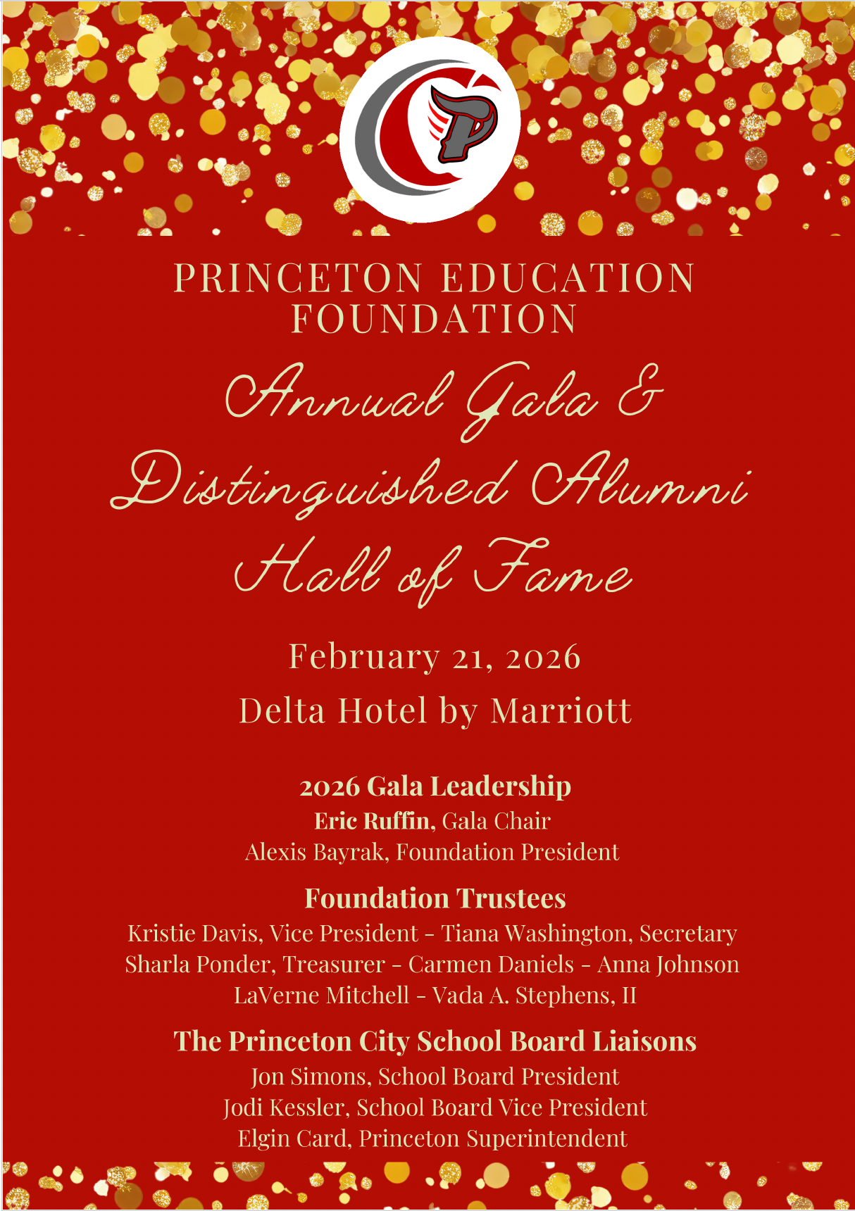 Cover of the Annual Gala and Distinguished Alumni Hall of Fame program 