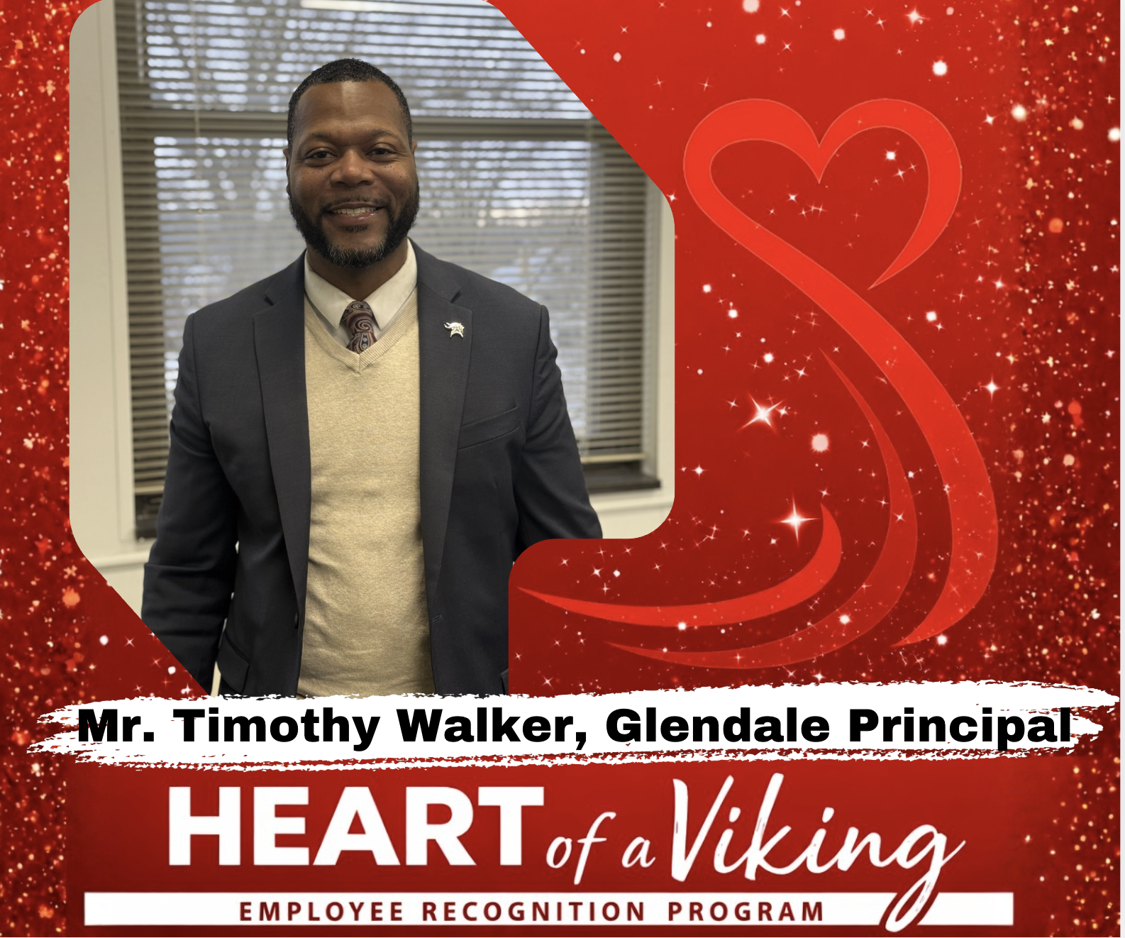 Mr. Tim Walker has the Heart of a Viking! 