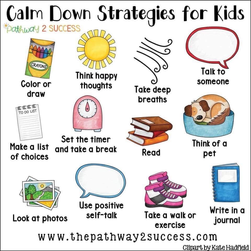 calm down strategies for kids