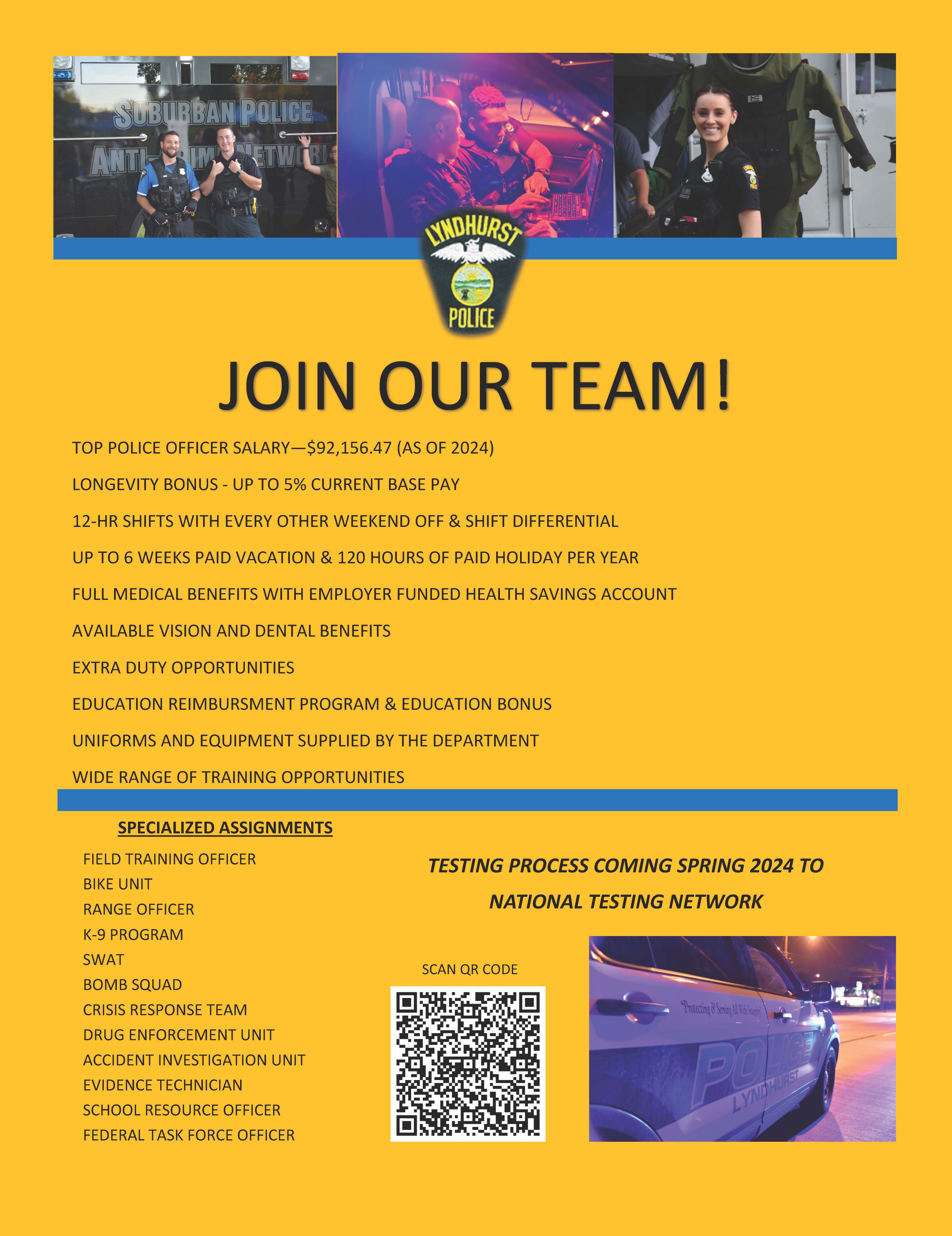 Police Recruitment flyer