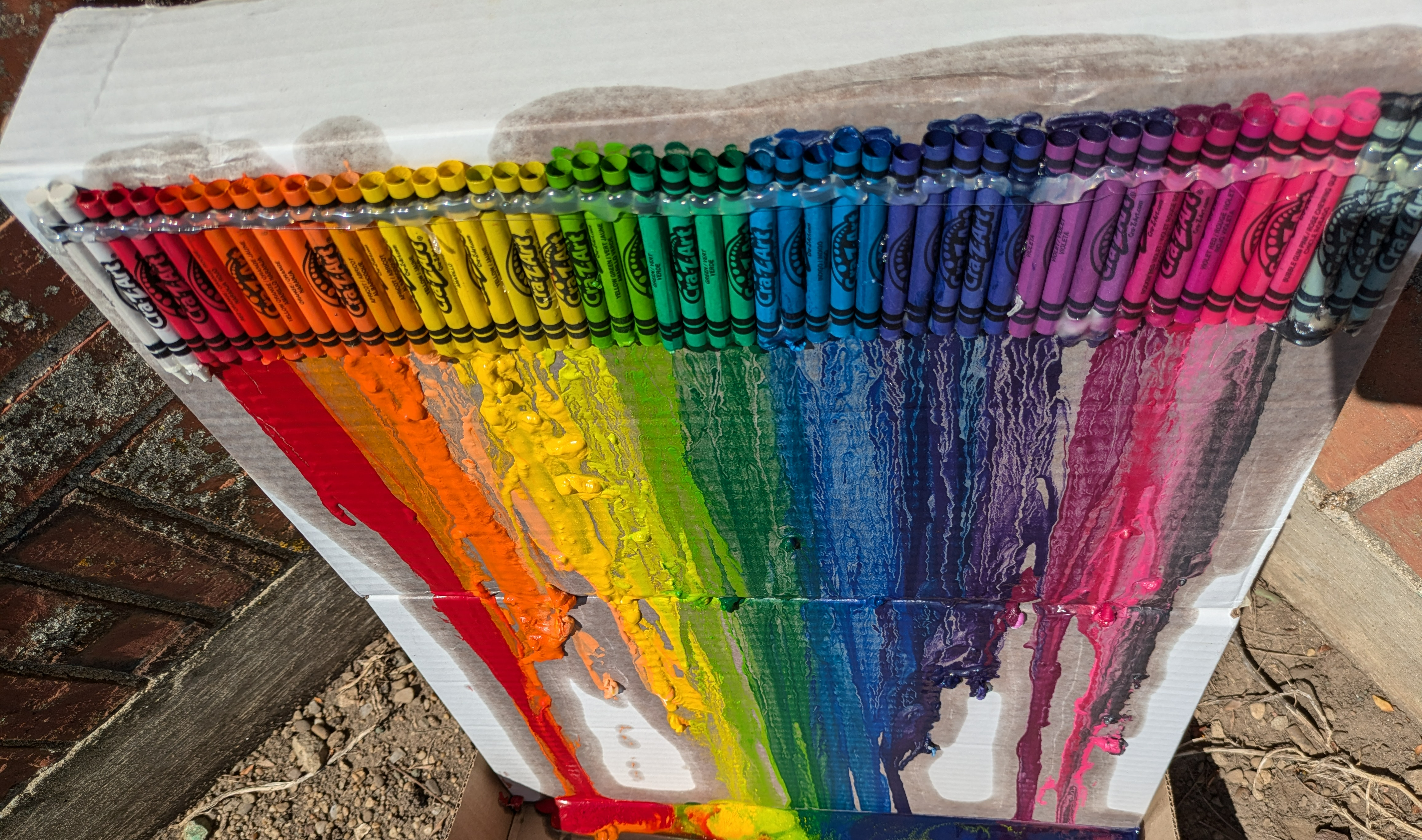 Melting crayon experiment