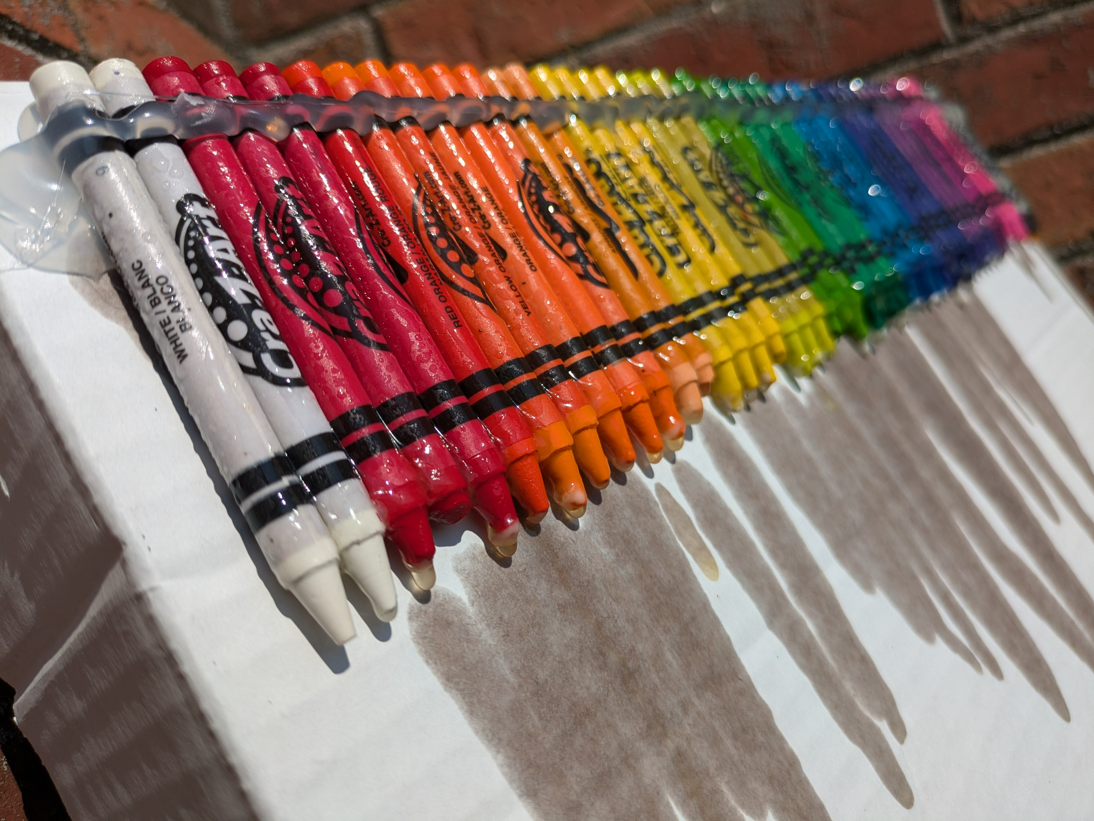 Melting crayon experiment