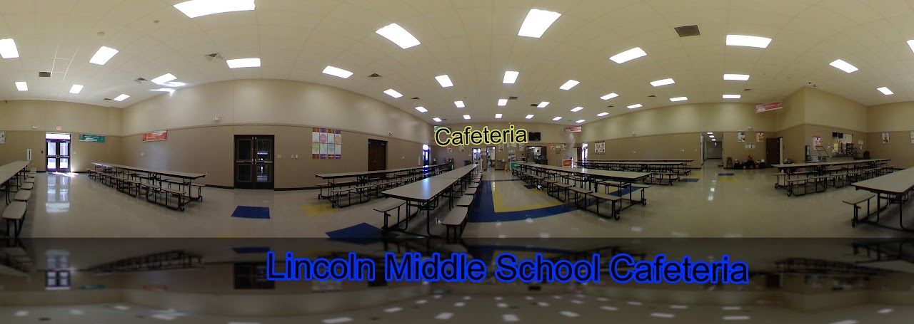 Lincoln middle school cafeteria