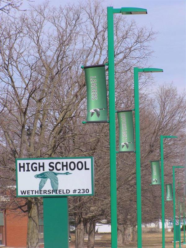 whethersford high school sign