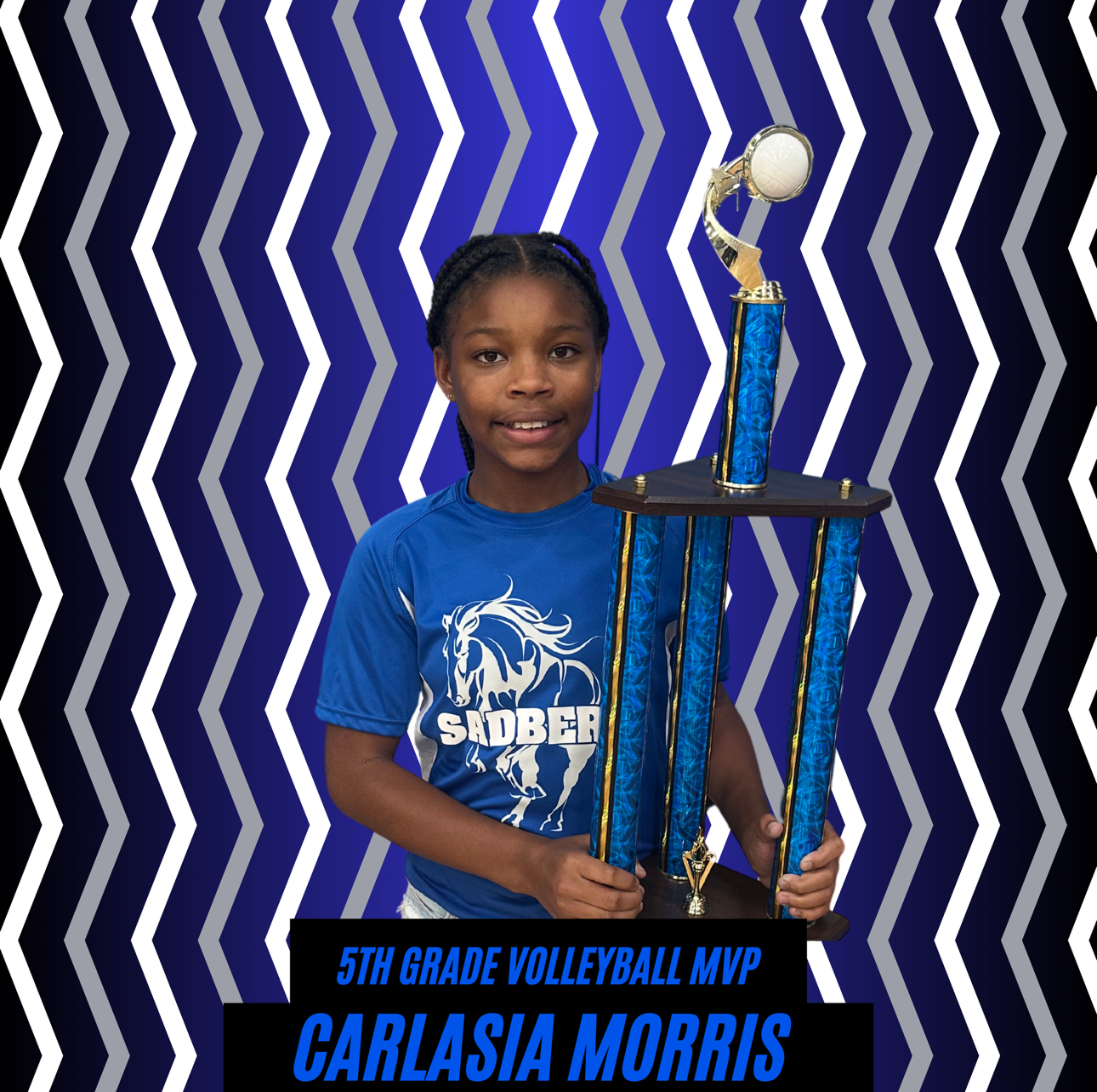 Carlasia Morris- Volleyball MVP