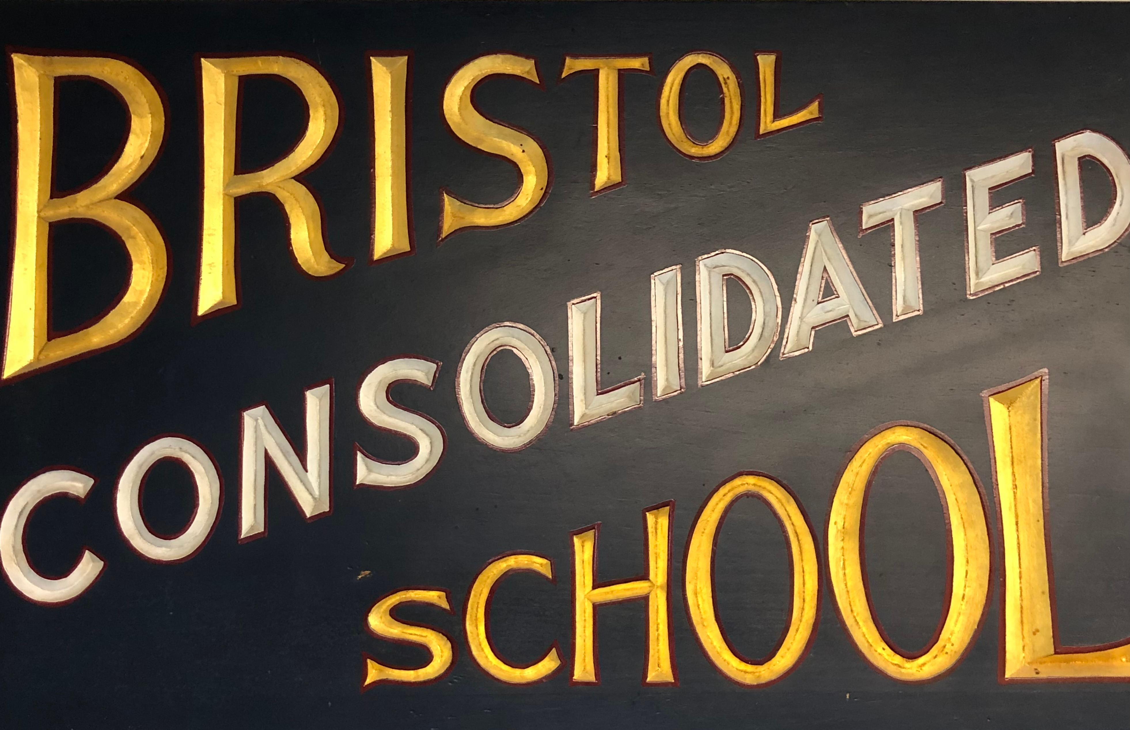 Bristol Consolidated School sign