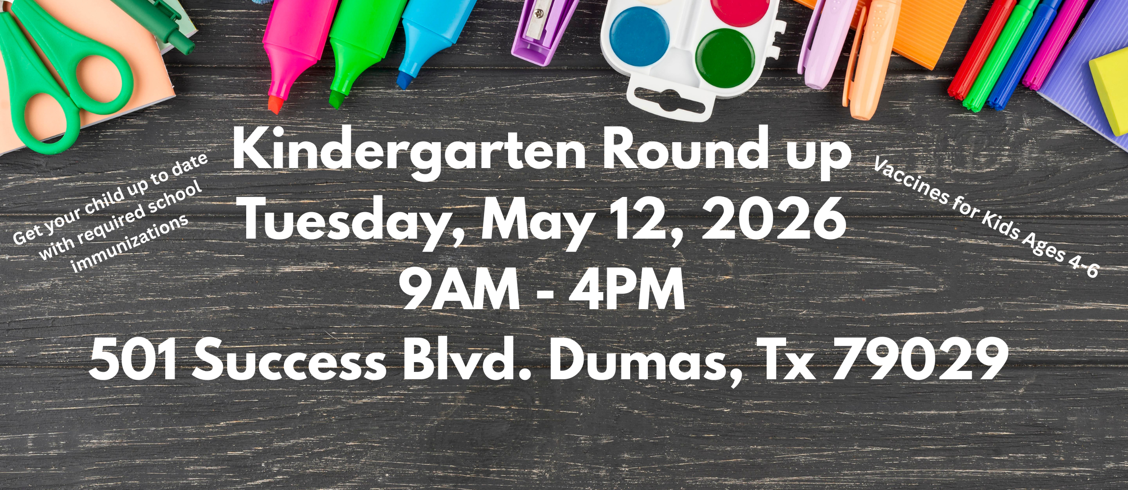 Kindergarten Vaccine Round up 