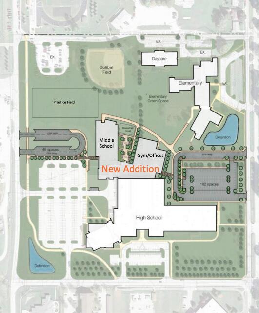 Knoxville Middle Map