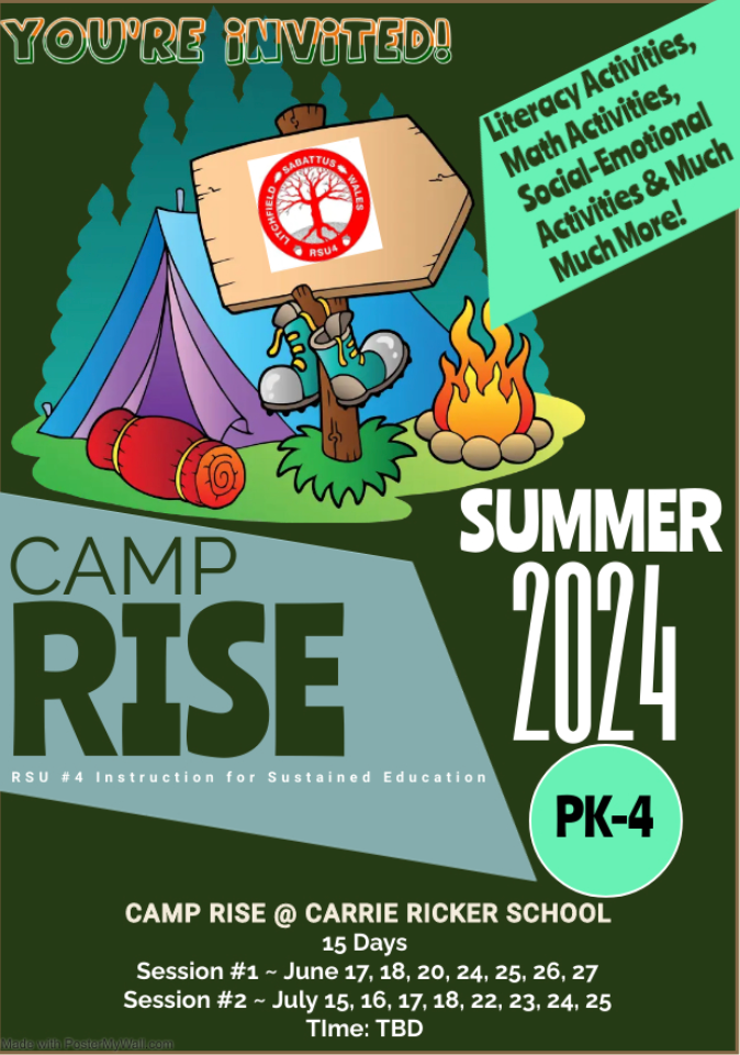 camp rise poster