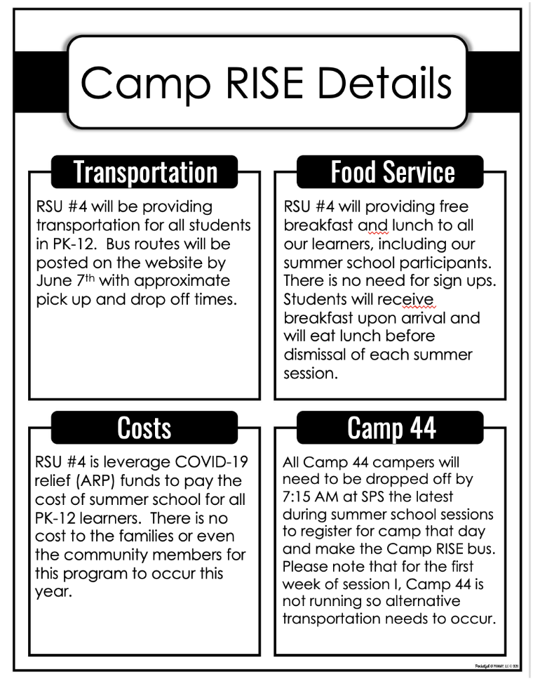 camp rise details