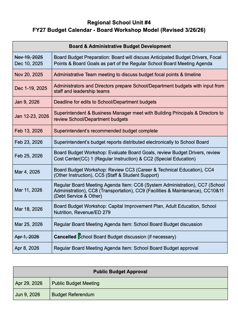 FY27 Budget Calendar Updated 3.25.26