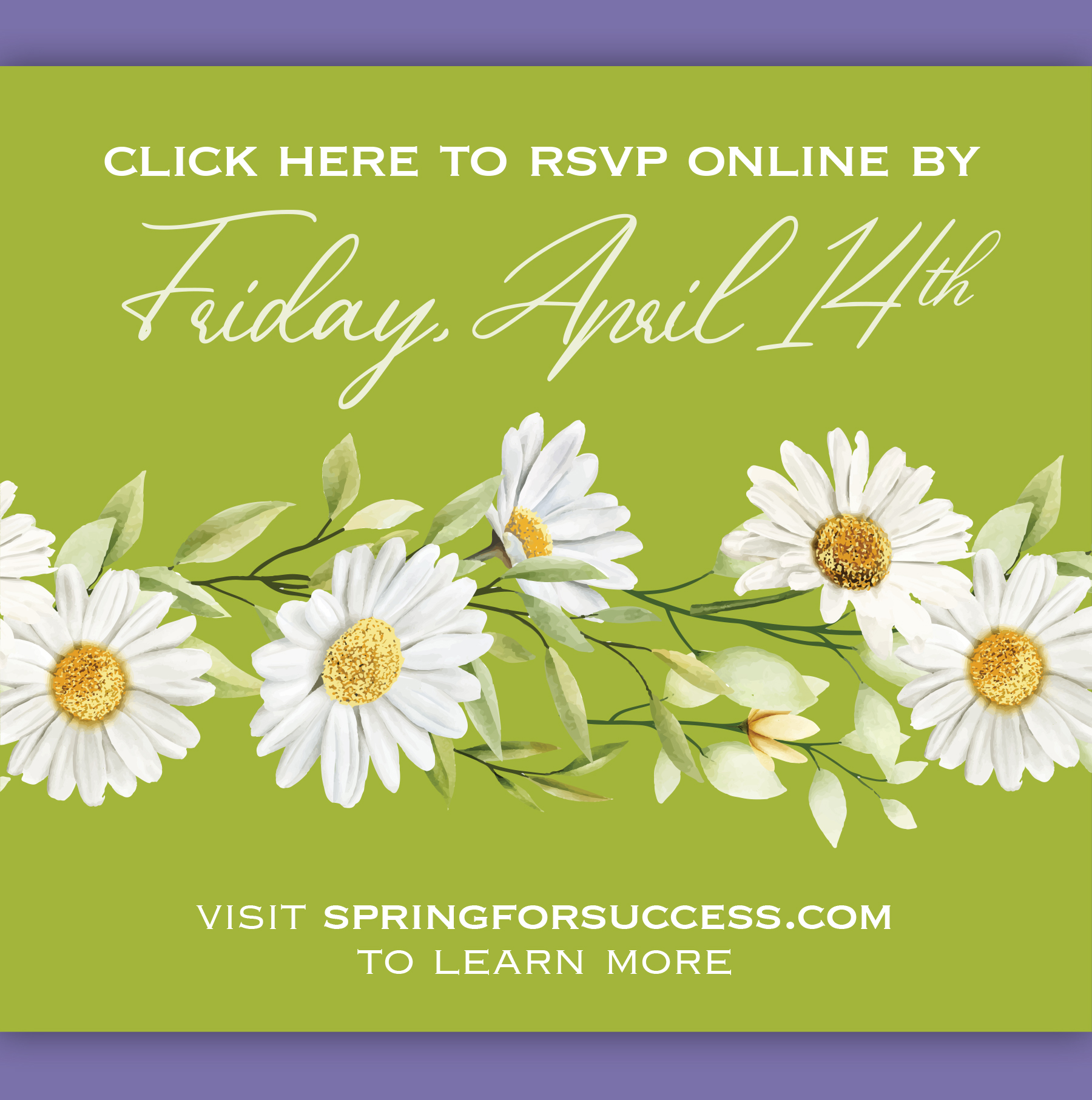 Click here to RSVP for Spring for Success Auction