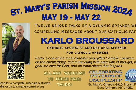 St. Mary's Parish Mission with Karlo Broussard