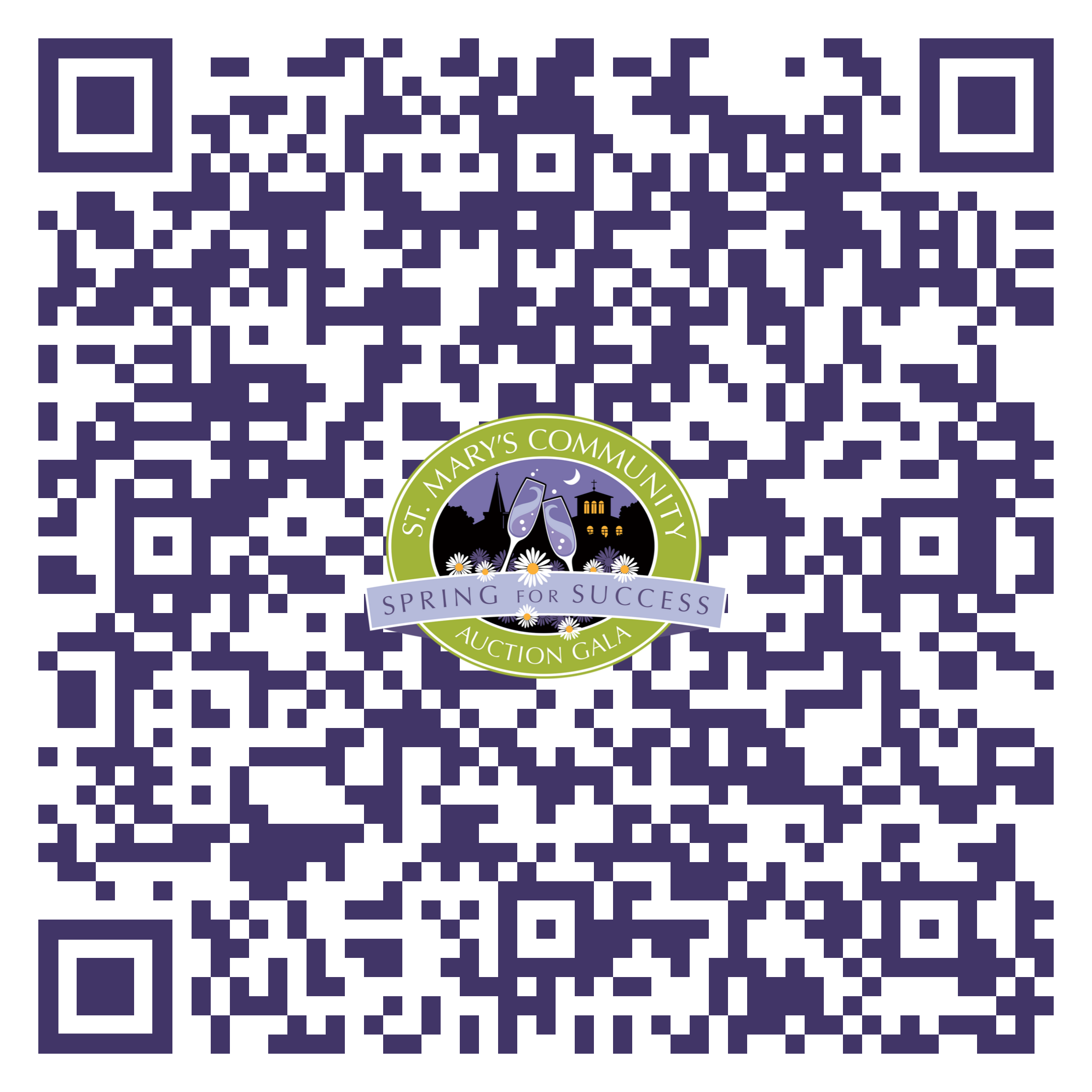 Spring for Success RSVP QR Code 2025