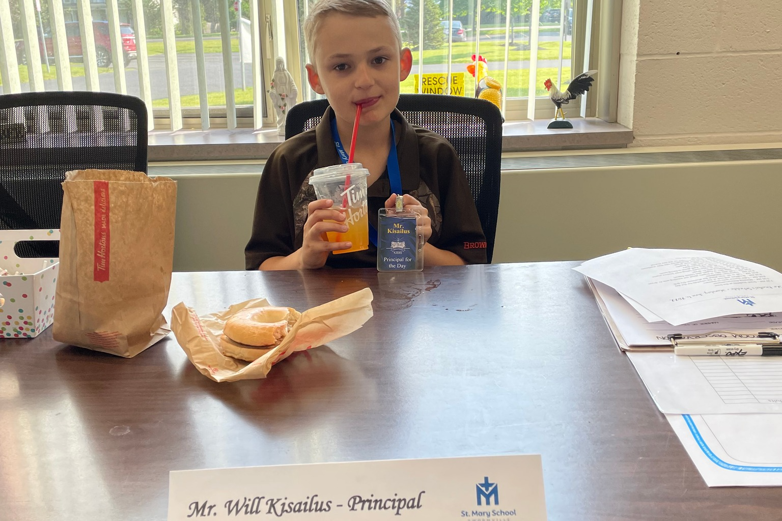 Principal for the day