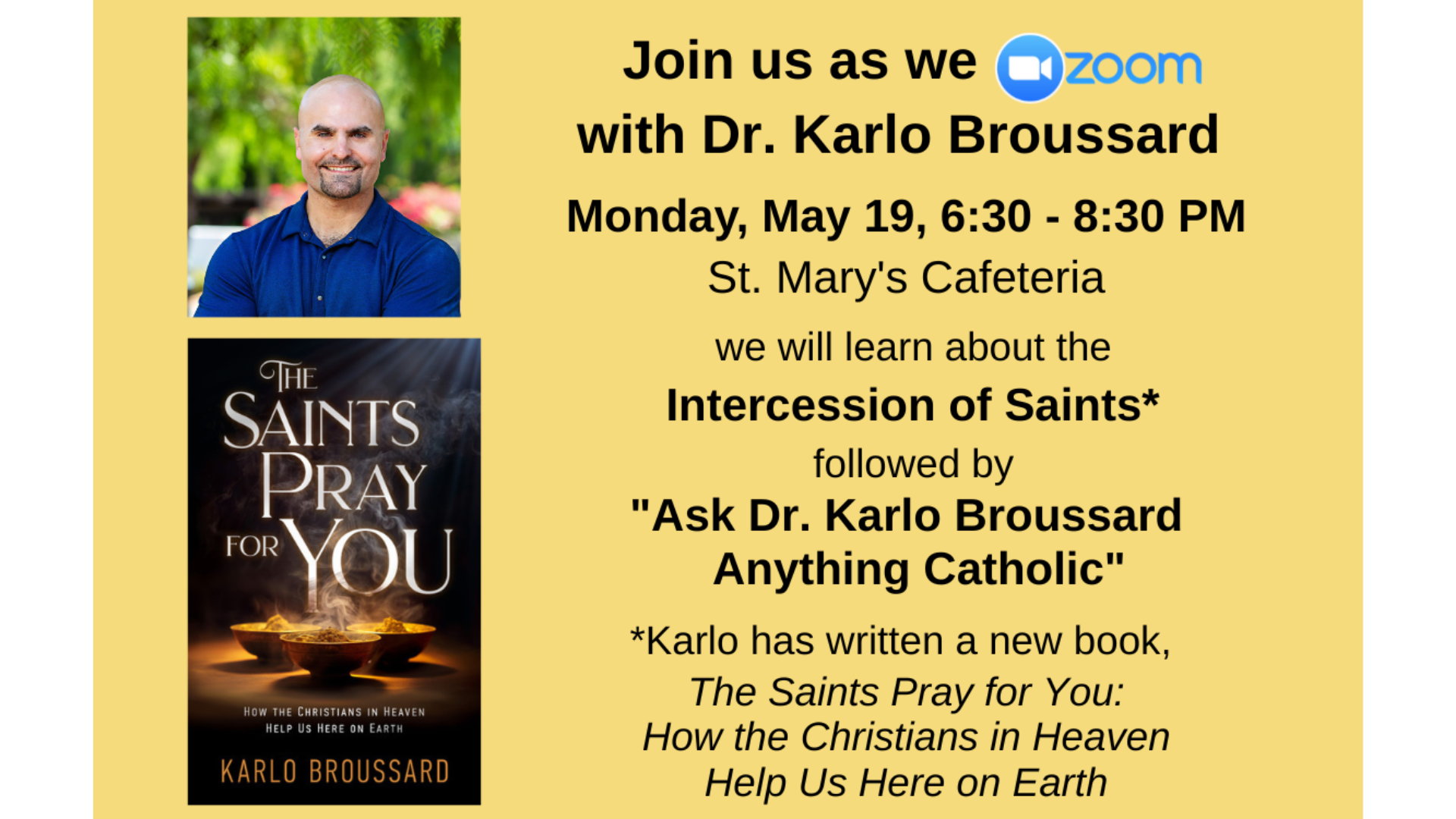 Karlo Broussard on Saints' Intercession