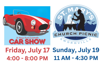 St. Mary's Church Picnic & Car Show logos