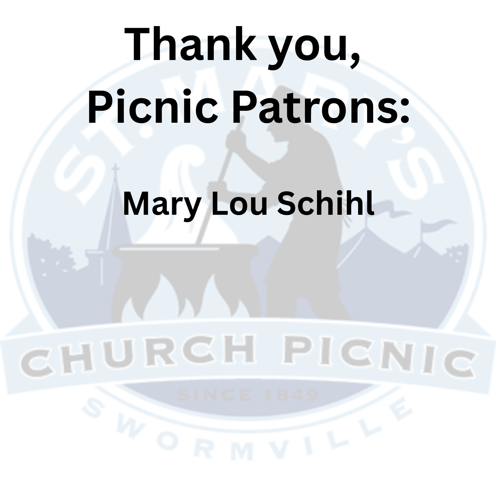 Picnic Patrons List