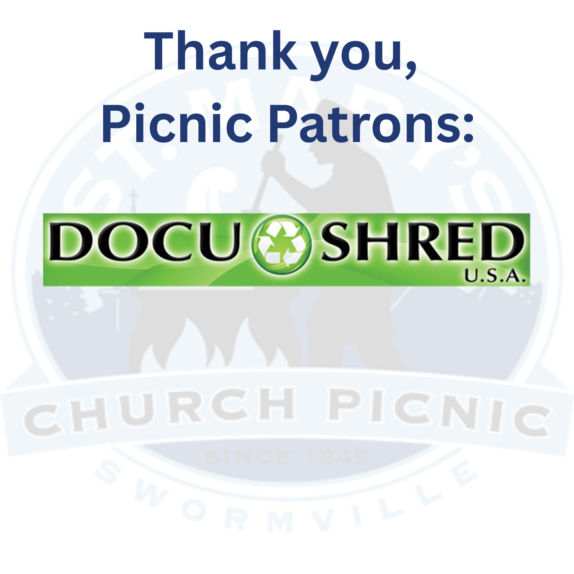 Picnic Patrons List