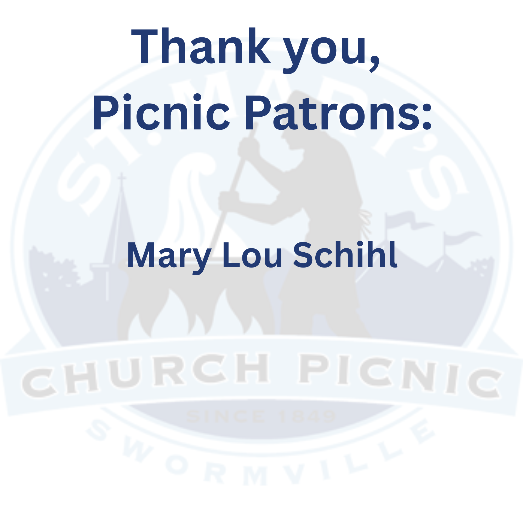 Picnic Patrons List