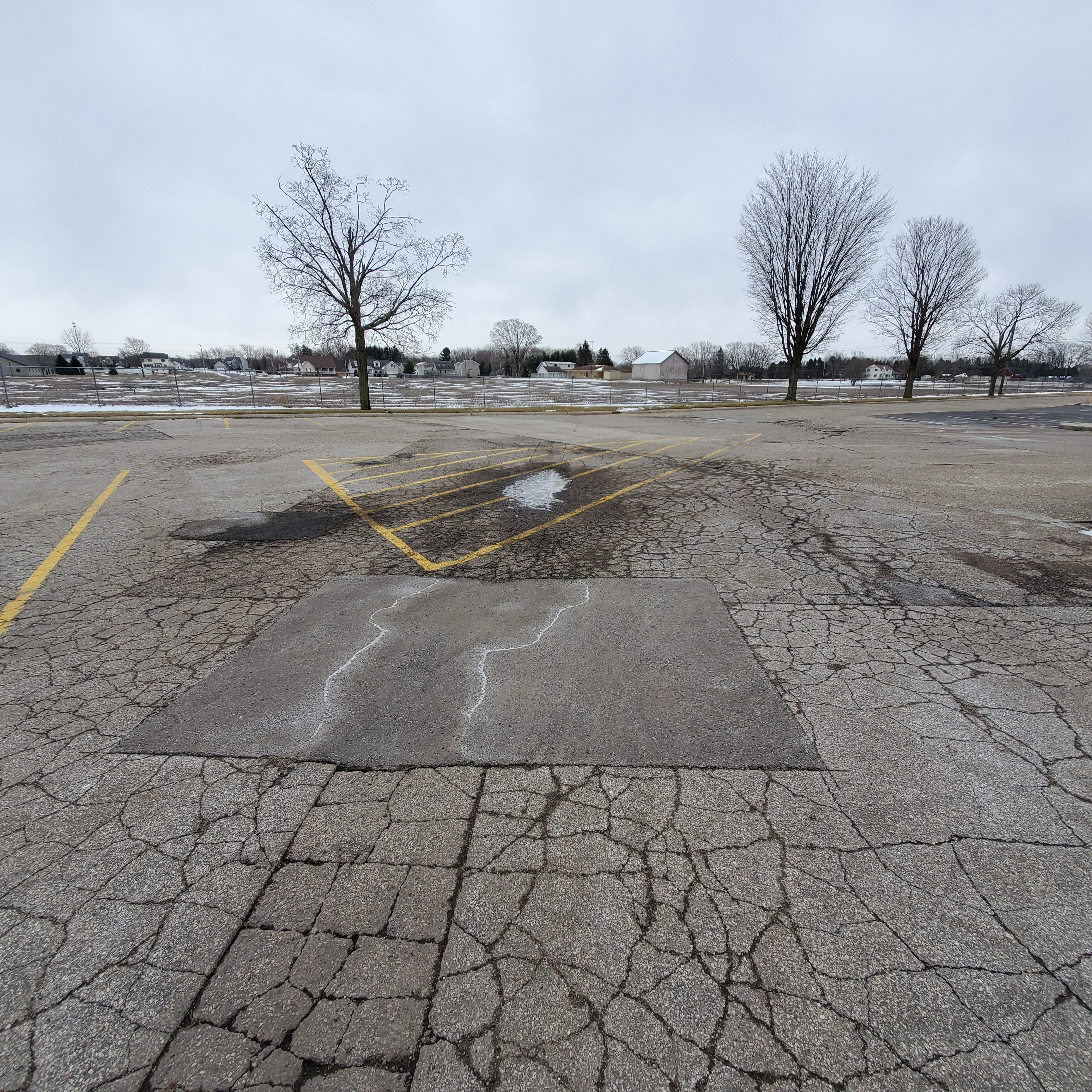 High School Parking Lot