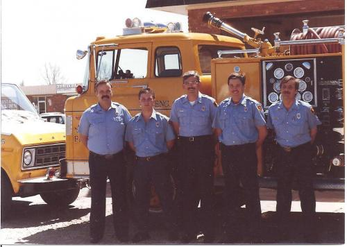 Mustang Fire Department old photo