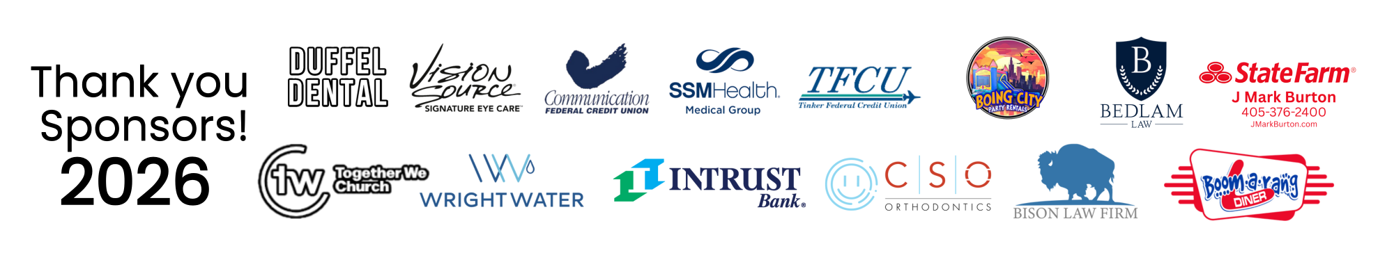 Thank you 2025 Sponsors