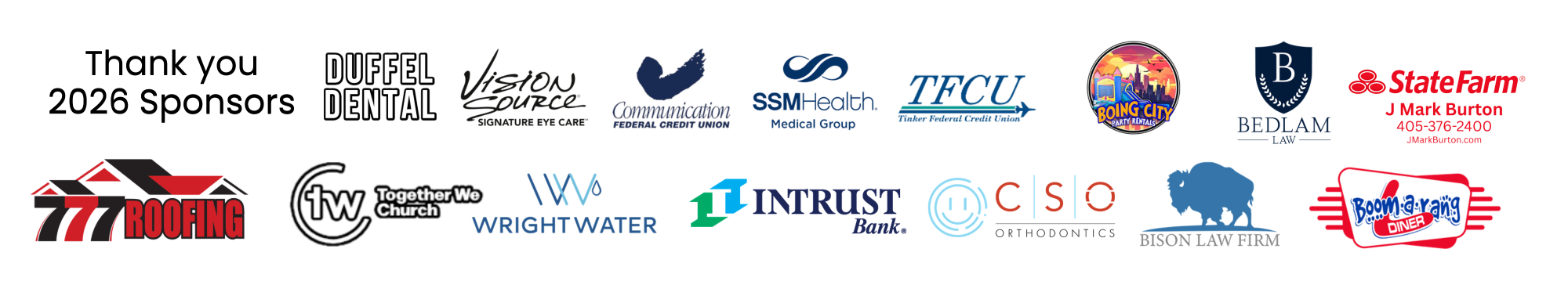 Thank you 2025 Sponsors