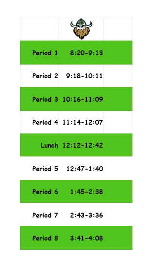 CHS Bell Schedule
