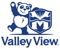 Valley View Elementary School Logo with Mascot