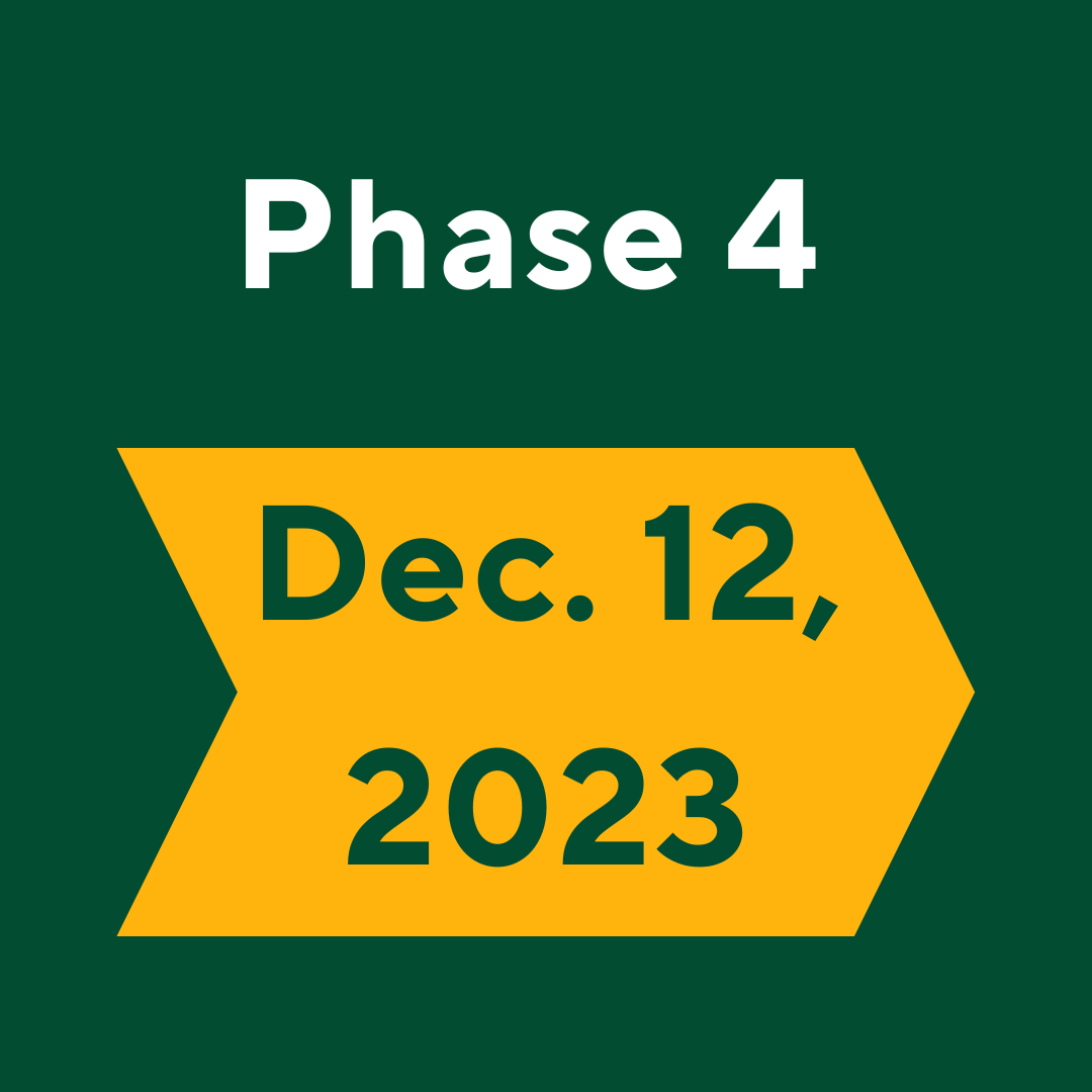 Phase 4 - A vote by the public is anticipated on Dec. 12, 2023