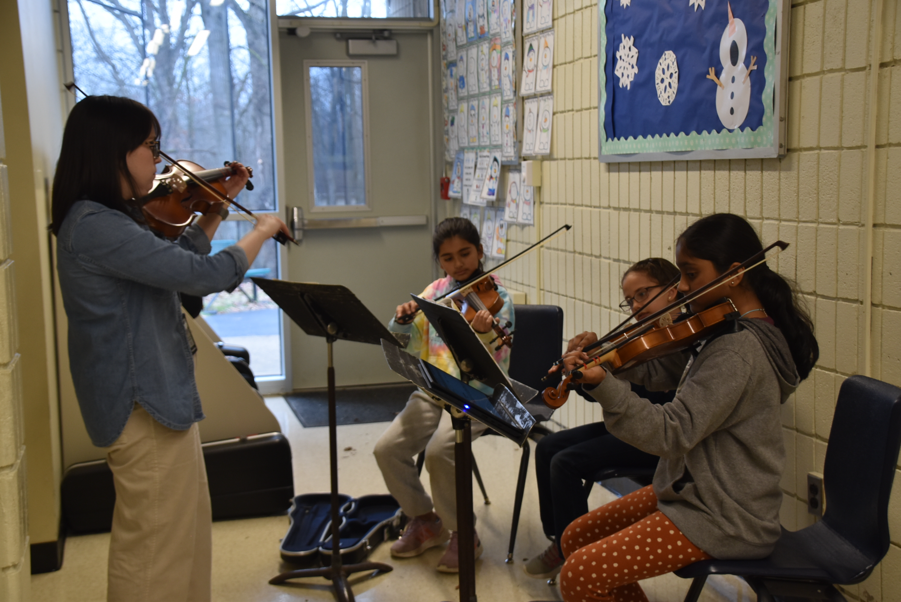 Music in the hallway