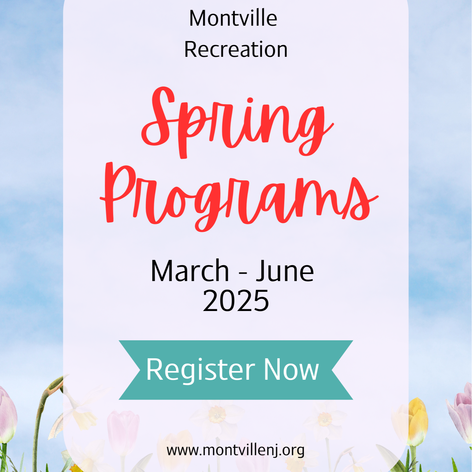 Spring Program Guide - Montville Twp. Recreation  Department 