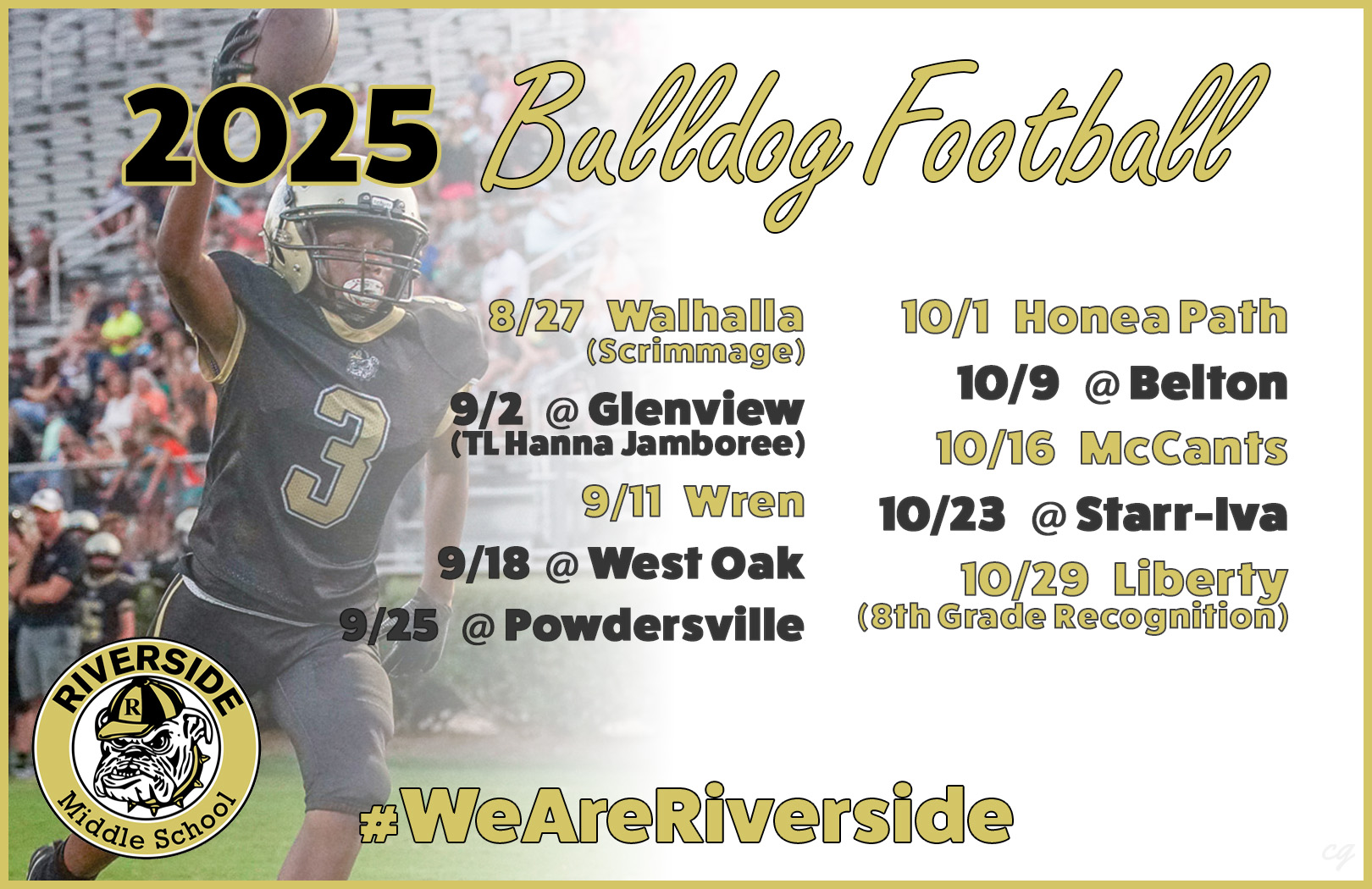 2025 RMS Football Schedule