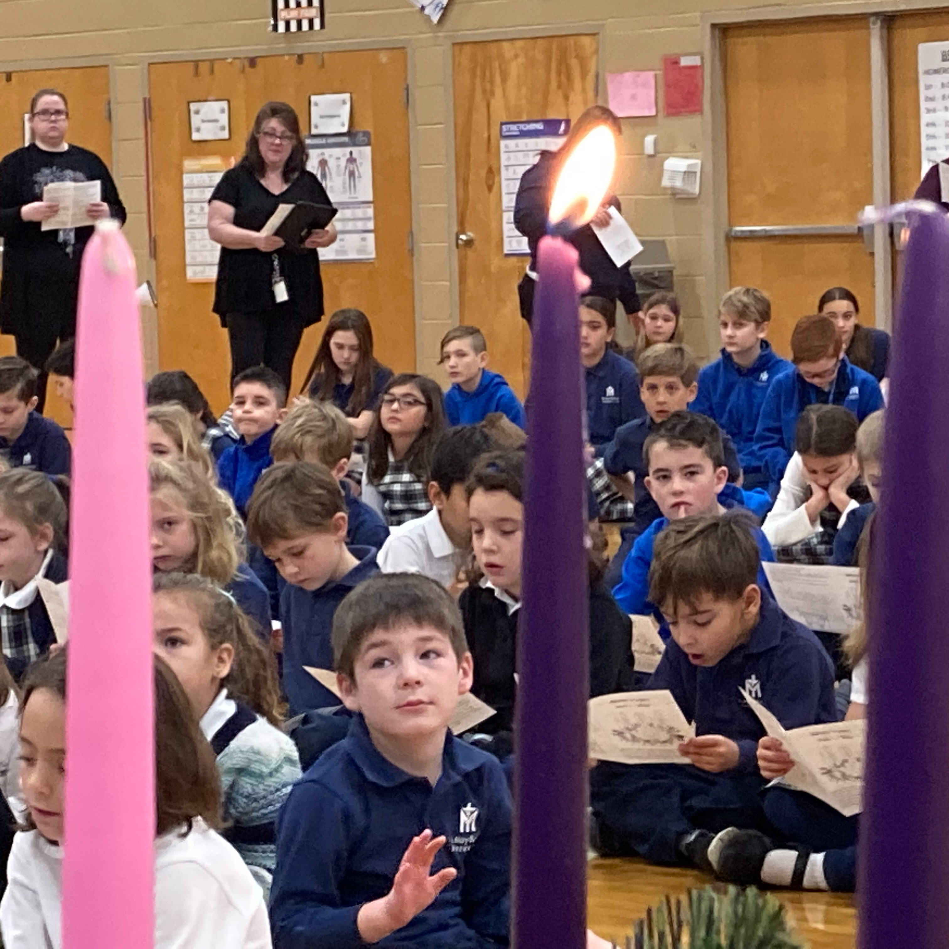 Advent Candles and children