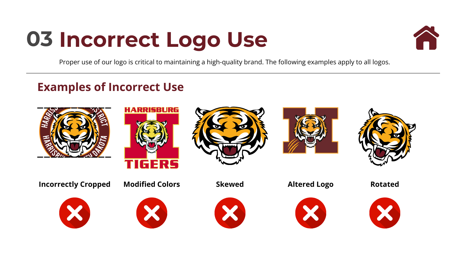 incorrect logo use