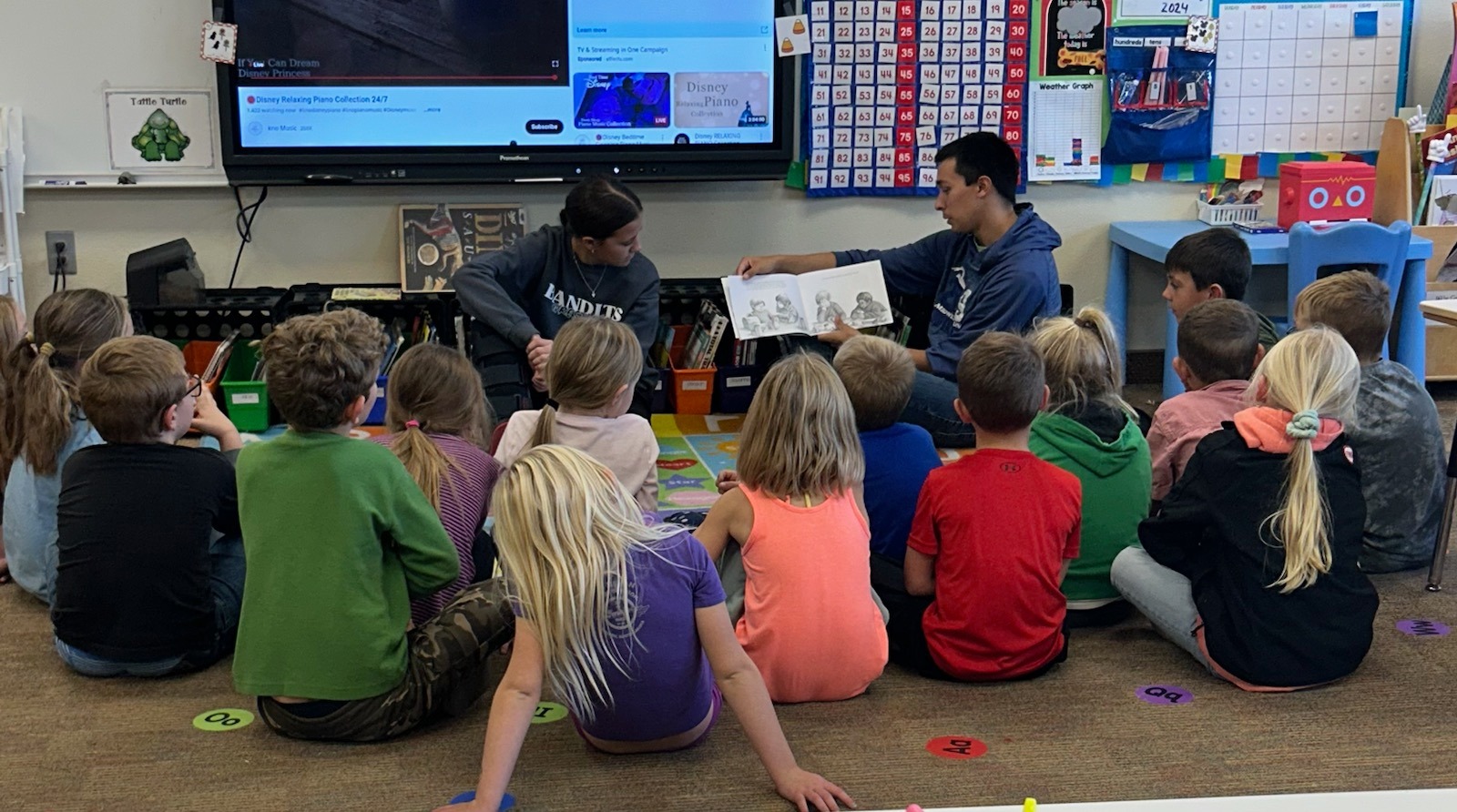 XC reading to Kindergarten