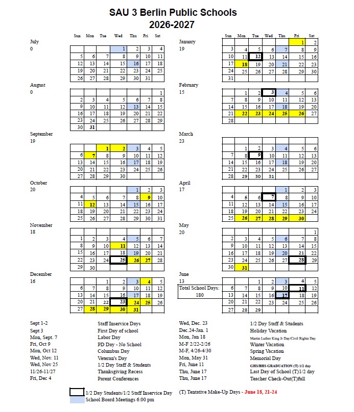 2026-2027 Calendar