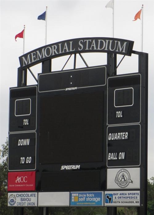 Stadium scoreboard