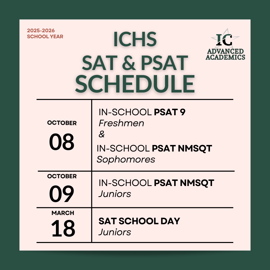 25/26 PSAT and SAT Dates