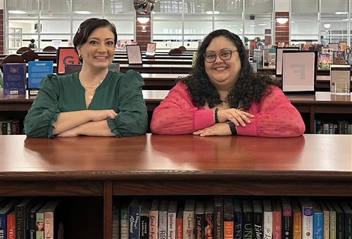 Brooke Aseltine- Librarian Patricia Amparan- Library Assistant
