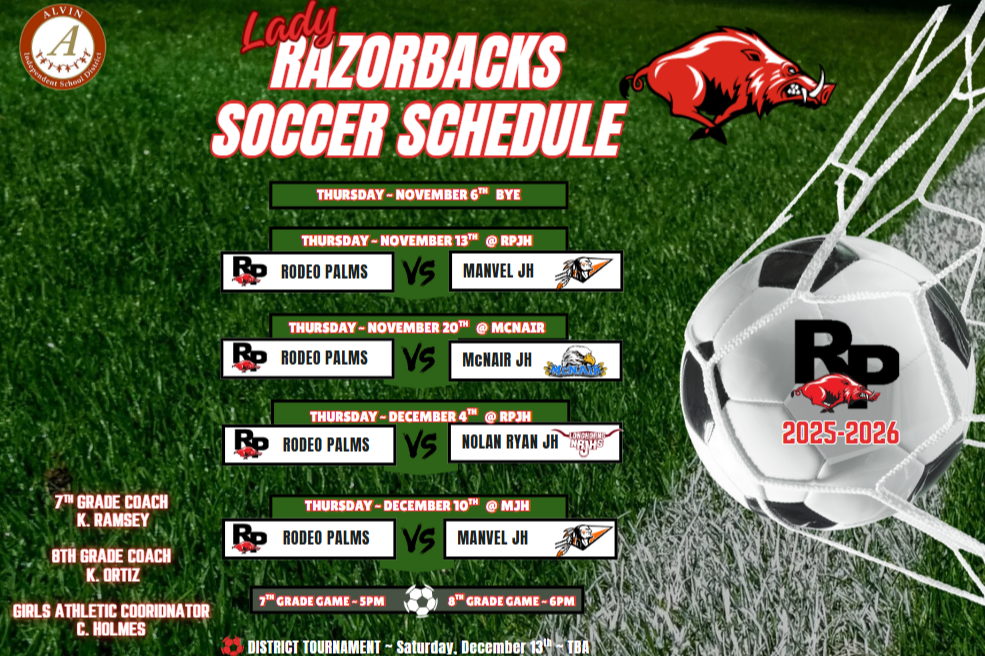 Soccer Schedule